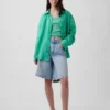 100% λινό oversized πουκάμισο
