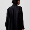100% λινό oversized πουκάμισο
