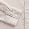 100% λινό oversized πουκάμισο