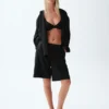 100% λινό oversized πουκάμισο