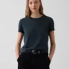 100% βαμβακερό αυθεντικό T-shirt με συρρικνωμένη εφαρμογή