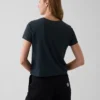 100% βαμβακερό αυθεντικό T-shirt με συρρικνωμένη εφαρμογή