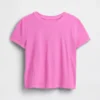 100% βαμβακερό αυθεντικό T-shirt με συρρικνωμένη εφαρμογή