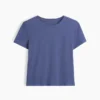 100% βαμβακερό αυθεντικό T-shirt με συρρικνωμένη εφαρμογή