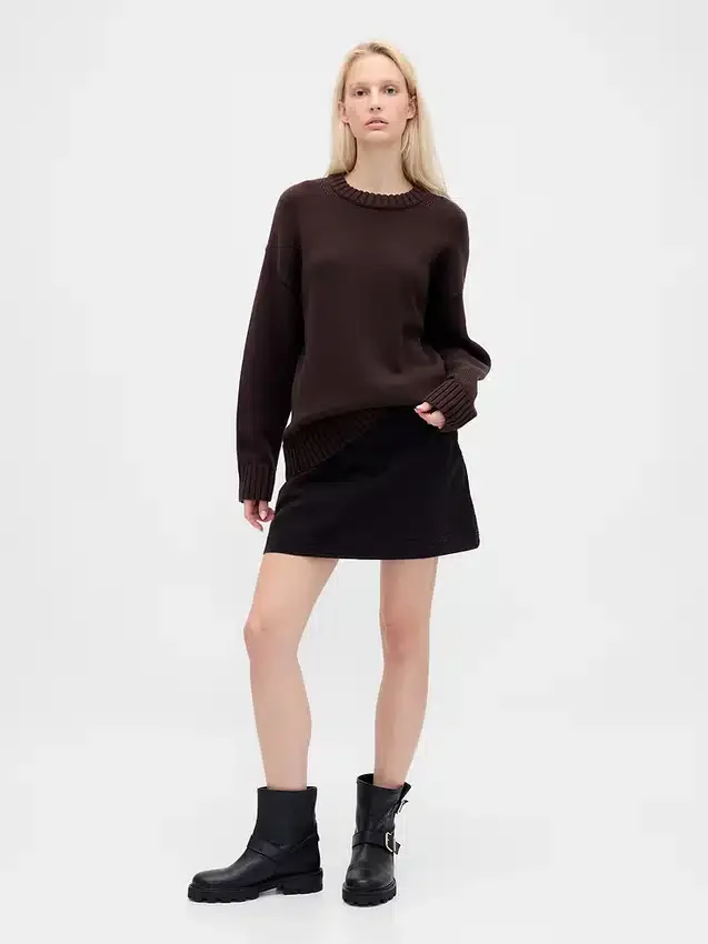 100% βαμβακερό oversized πουλόβερ