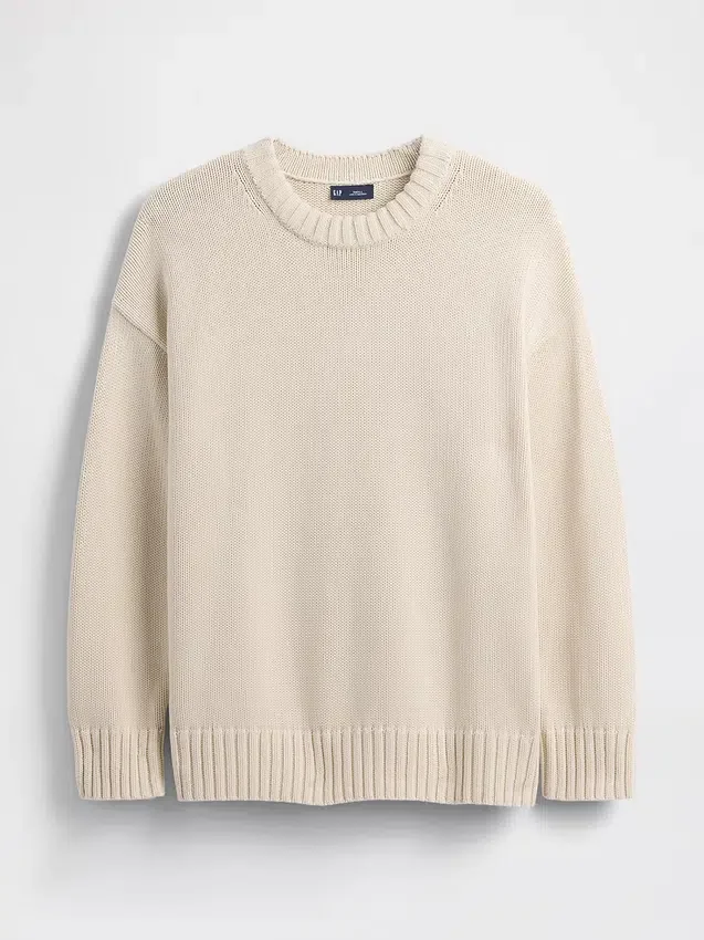 100% βαμβακερό oversized πουλόβερ