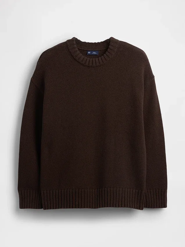 100% βαμβακερό oversized πουλόβερ