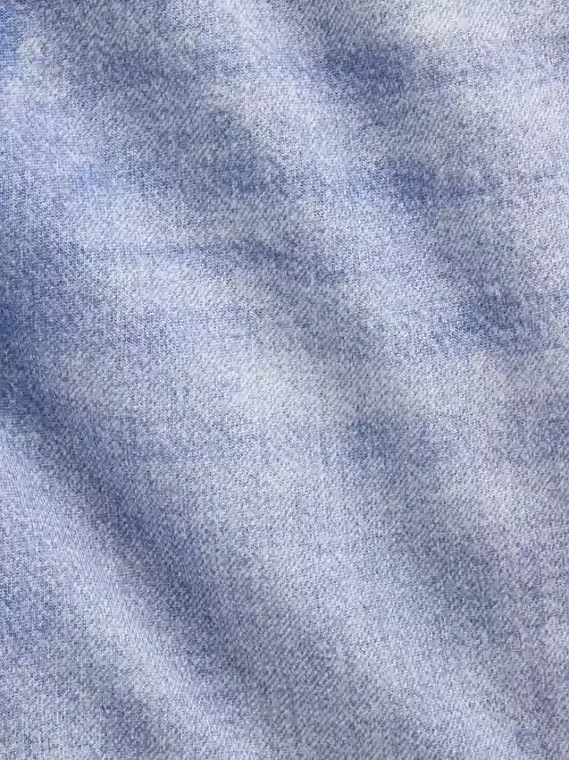 5" Σορτς Easy από πλεκτό τζιν με τύπωμα, μεσαίου ύψους μέσης