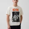 Ac/Dc Φαρδύ T-shirt με σχέδιο