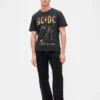 Ac/Dc Φαρδύ T-shirt με σχέδιο