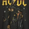 Ac/Dc Φαρδύ T-shirt με σχέδιο