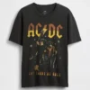 Ac/Dc Φαρδύ T-shirt με σχέδιο