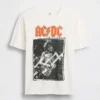 Ac/Dc Φαρδύ T-shirt με σχέδιο