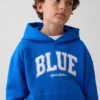 Αποκτήστε το παιδικό φούτερ με κουκούλα Blue Kids Vintagesoft Relaxed