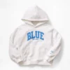 Αποκτήστε το παιδικό φούτερ με κουκούλα Blue Kids Vintagesoft Relaxed