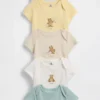 Baby First Favorites Κορμάκι από βιολογικό βαμβάκι (πακέτο 5 τεμαχίων)