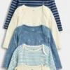 Baby First Favorites Κορμάκι από βιολογικό βαμβάκι (πακέτο 5 τεμαχίων)
