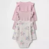 Baby First Favorites Κορμάκι από βιολογικό βαμβάκι (Σετ 3 τεμαχίων)