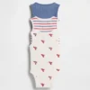 Baby First Favorites Κορμάκι χωρίς μανίκια με τσέπη και ραβδωτό ύφασμα (Σετ 3 τεμαχίων)