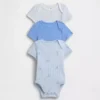 Baby First Favorites Κορμάκι με λεπτές ραβδώσεις (Σετ 3 τεμαχίων)