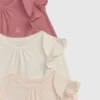 Baby First Favorites Κορμάκι με λεπτές ραβδώσεις (Σετ 3 τεμαχίων)