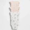Baby First Favorites Κορμάκι με βολάν και λεπτή ραβδωτή πλέξη (Σετ 3 τεμαχίων)