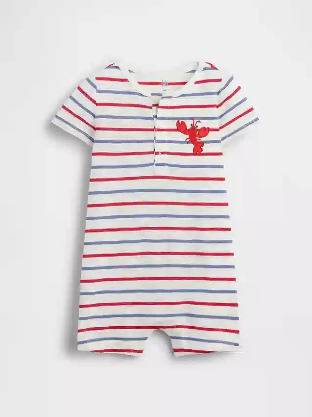 Baby First Favorites Ολόσωμο φορμάκι Henley Shorty