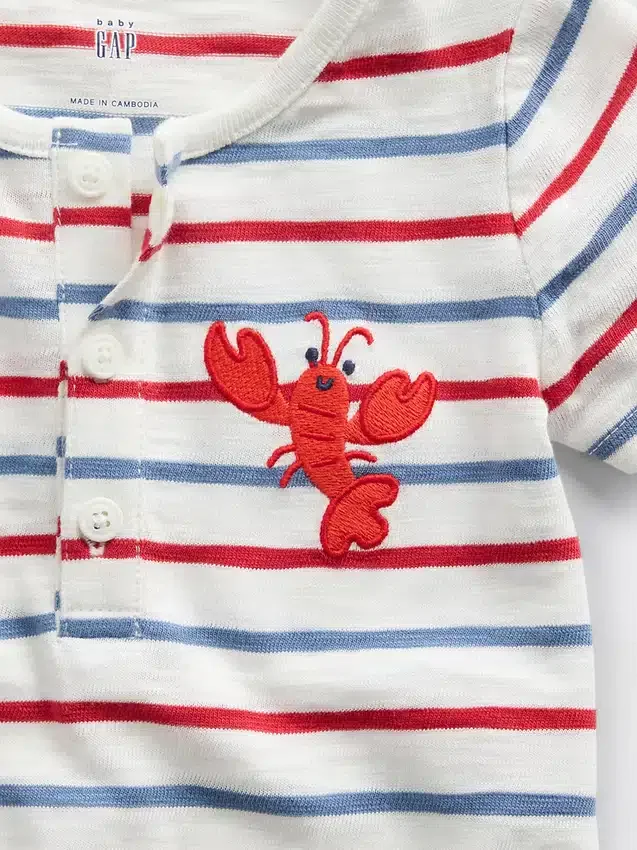 Baby First Favorites Ολόσωμο φορμάκι Henley Shorty
