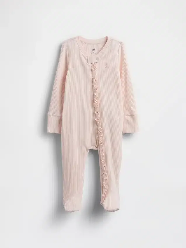 Baby First Favorites Ολόσωμο Φορμάκι με πόδια και λεπτή πλέξη