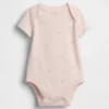 Baby First Favorites Οργανικό βαμβακερό κορμάκι με φιόγκο