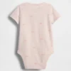 Baby First Favorites Οργανικό βαμβακερό κορμάκι με φιόγκο