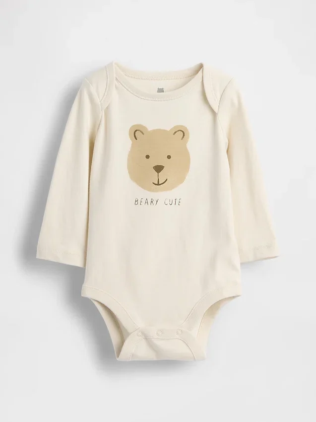 Baby First Favorites Οργανικό βαμβακερό κορμάκι με σχέδιο
