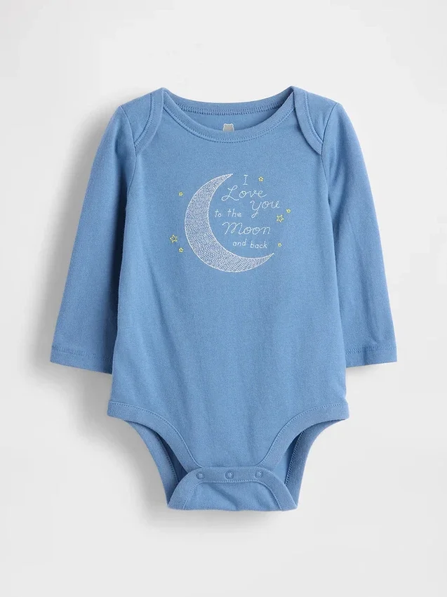 Baby First Favorites Οργανικό βαμβακερό κορμάκι με σχέδιο