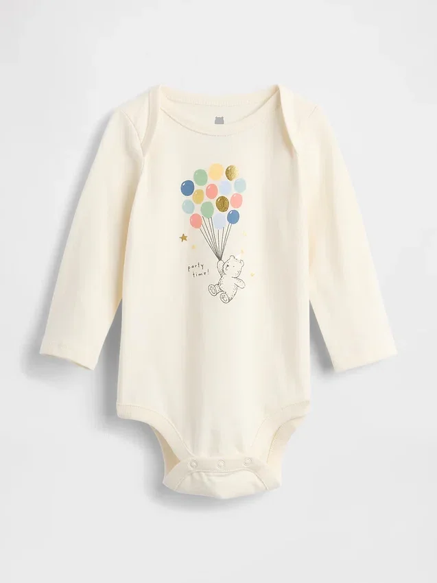 Baby First Favorites Οργανικό βαμβακερό κορμάκι με σχέδιο