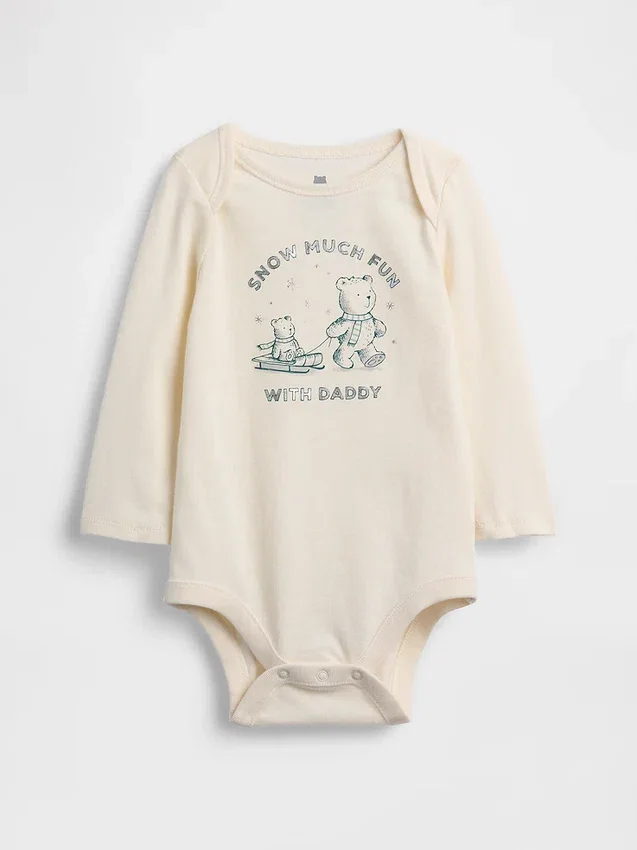 Baby First Favorites Οργανικό βαμβακερό κορμάκι με σχέδιο