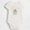Baby First Favorites Οργανικό βαμβακερό κορμάκι με σχέδιο