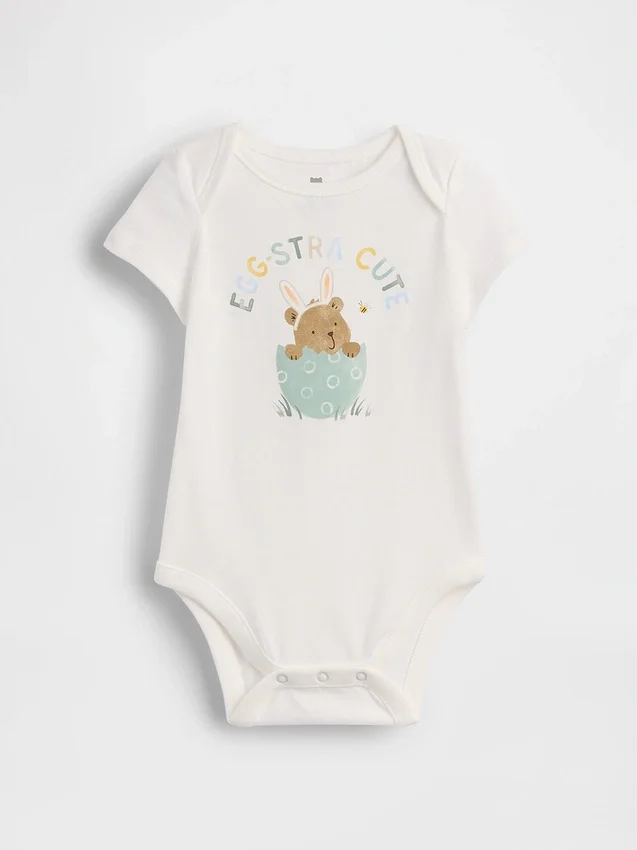 Baby First Favorites Οργανικό βαμβακερό κορμάκι με σχέδιο