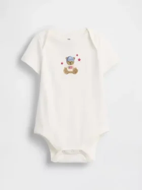 Baby First Favorites Οργανικό βαμβακερό κορμάκι με σχέδιο