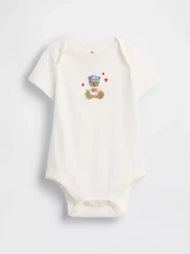 Baby First Favorites Οργανικό βαμβακερό κορμάκι με σχέδιο