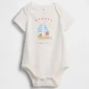 Baby First Favorites Οργανικό βαμβακερό κορμάκι με σχέδιο