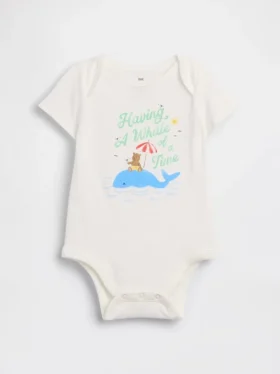 Baby First Favorites Οργανικό βαμβακερό κορμάκι με σχέδιο