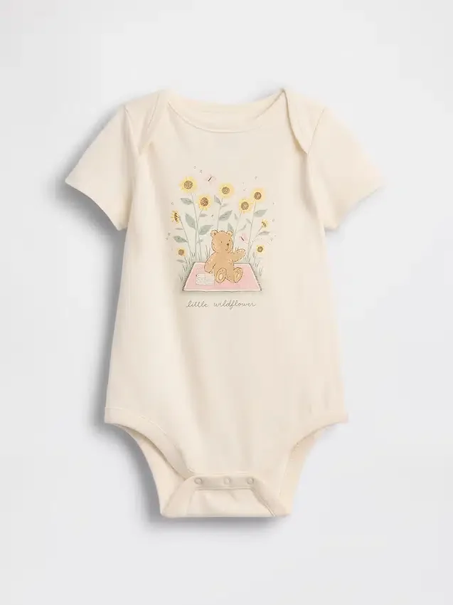 Baby First Favorites Οργανικό βαμβακερό κορμάκι με σχέδιο