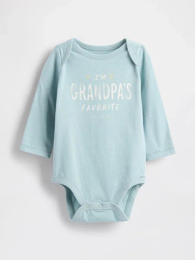 Baby First Favorites Οργανικό βαμβακερό κορμάκι με σχέδιο