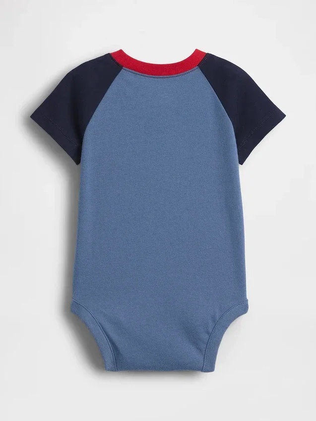 Baby First Favorites Οργανικό βαμβακερό κορμάκι με σχέδιο