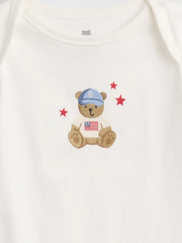 Baby First Favorites Οργανικό βαμβακερό κορμάκι με σχέδιο