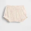 Baby First Favorites: Παιδικά παντελονάκια με λουλουδάτο μοτίβο και πλεκτό ύφασμα Pointelle