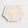 Baby First Favorites: Παιδικά παντελονάκια με λουλουδάτο μοτίβο και πλεκτό ύφασμα Pointelle