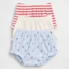 Baby First Favorites Παντελονάκια με βολάν και ραβδωτό πλεκτό (Σετ 3 τεμαχίων)