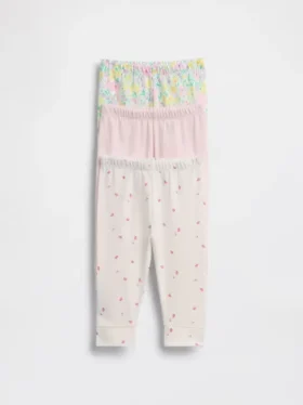 Baby First Favorites Παντελόνια από βιολογικό βαμβάκι που φοριούνται εύκολα (πολλαπλή συσκευασία)