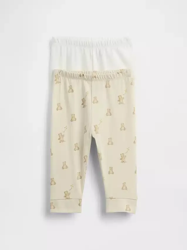 Baby First Favorites Παντελόνια από βιολογικό βαμβάκι που φοριούνται εύκολα (πολλαπλή συσκευασία)